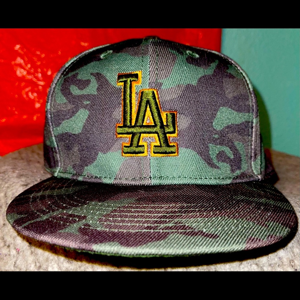 9FIFTEY Camo Los Angeles Dodgers Hat NWOT